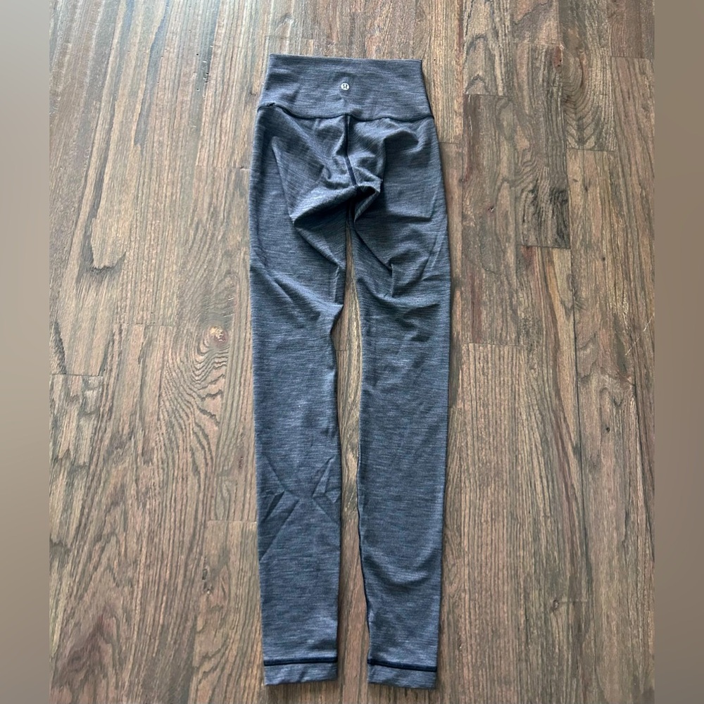 Lululemon Align Leggings Herringbone Black Size 2